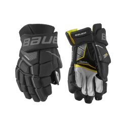 Bauer Supreme 3S Hockey Gloves, Senior, Black