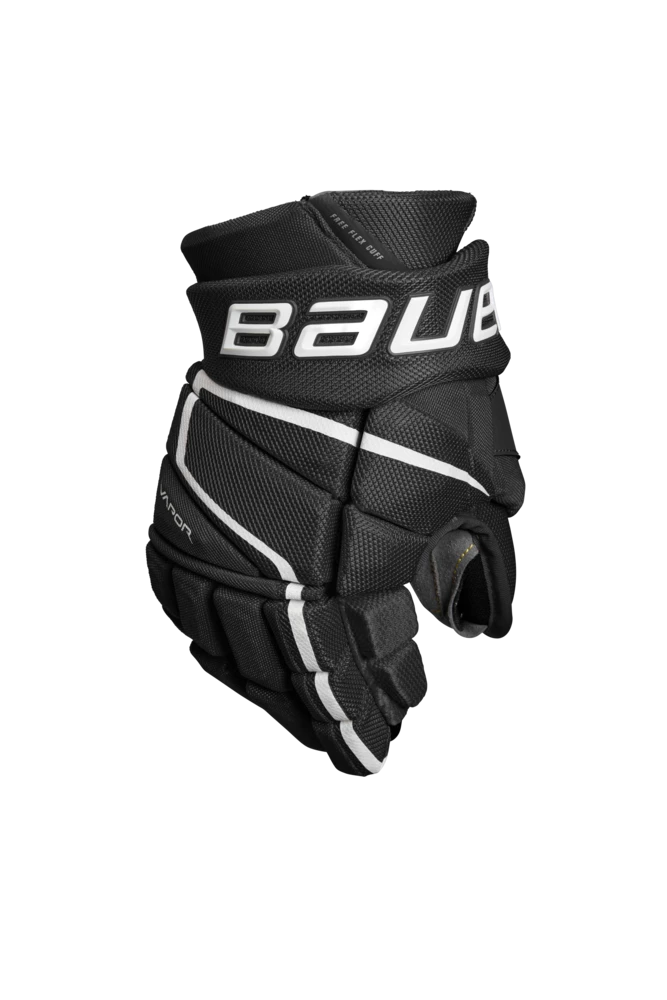 Bauer Vapor 3X Pro Hockey Gloves, Junior, Black/White - Image 2
