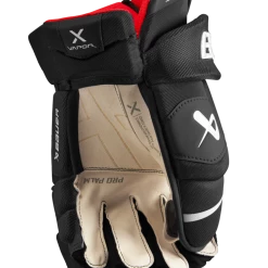 Bauer Vapor 3X Pro Hockey Gloves, Senior, Black/White