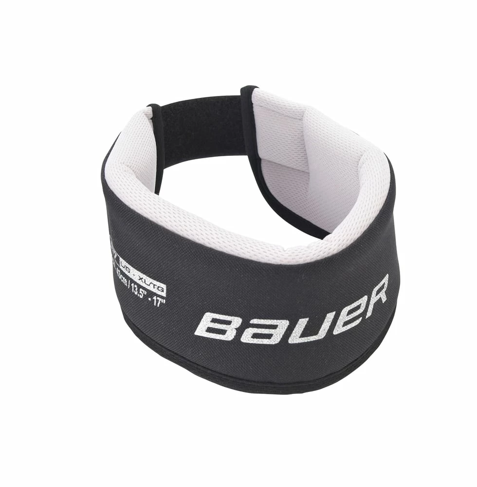 Bauer N7 Nectech Hockey Neck Guard Protection, Junior, Black - Image 2
