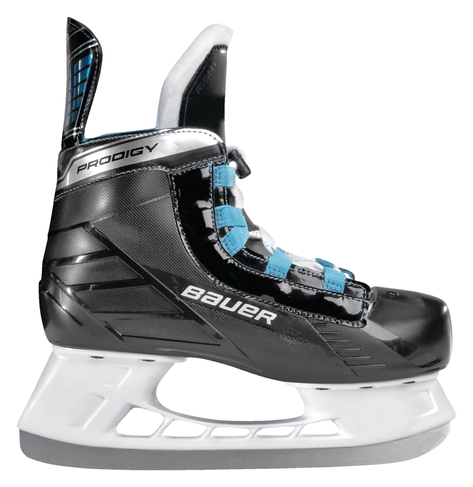 Bauer Prodigy Hockey Skates, Black/Blue, Junior - Image 4