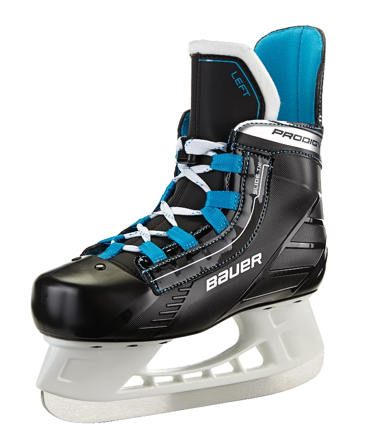 Bauer Prodigy Hockey Skates, Black/Blue, Junior - Image 2