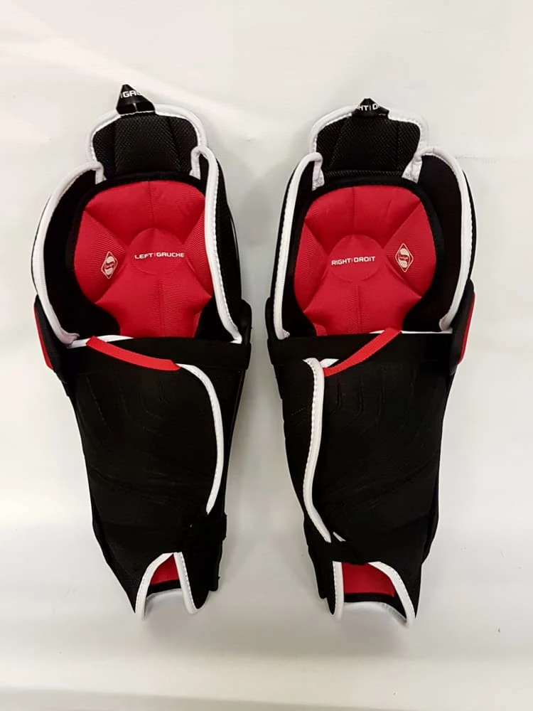 Bauer Vapor X Pro Lite Senior Hockey Shin Guards With Tapered Fit, Hyperlite HD Foam, Black - Image 6