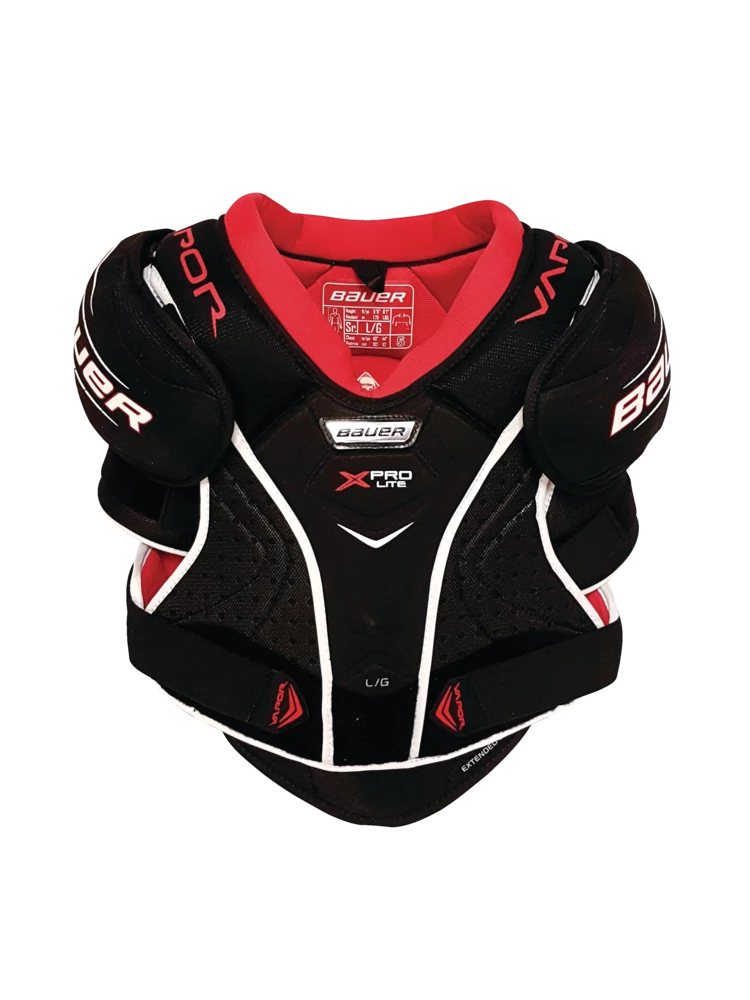 Bauer Vapor X Pro Lite Junior Hockey Shoulder Pads, Comfortable And Lightweight, Black - Image 2