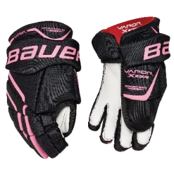 Bauer Vapor X:Edge Junior Hockey Gloves, Assorted Colours, 12-in