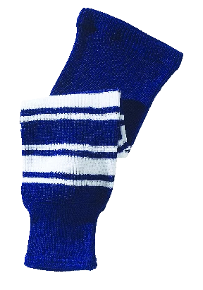 Sherwood Pro-Stripe Knit Hockey Socks, Toronto Maple Leafs, Blue, Assorted Sizes - Image 2