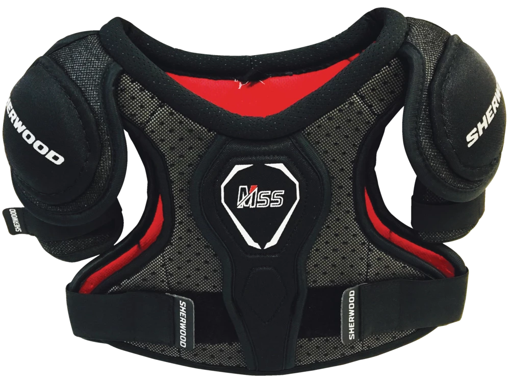 Sherwood REKKER M65 Youth Hockey Shoulder Pads, Black