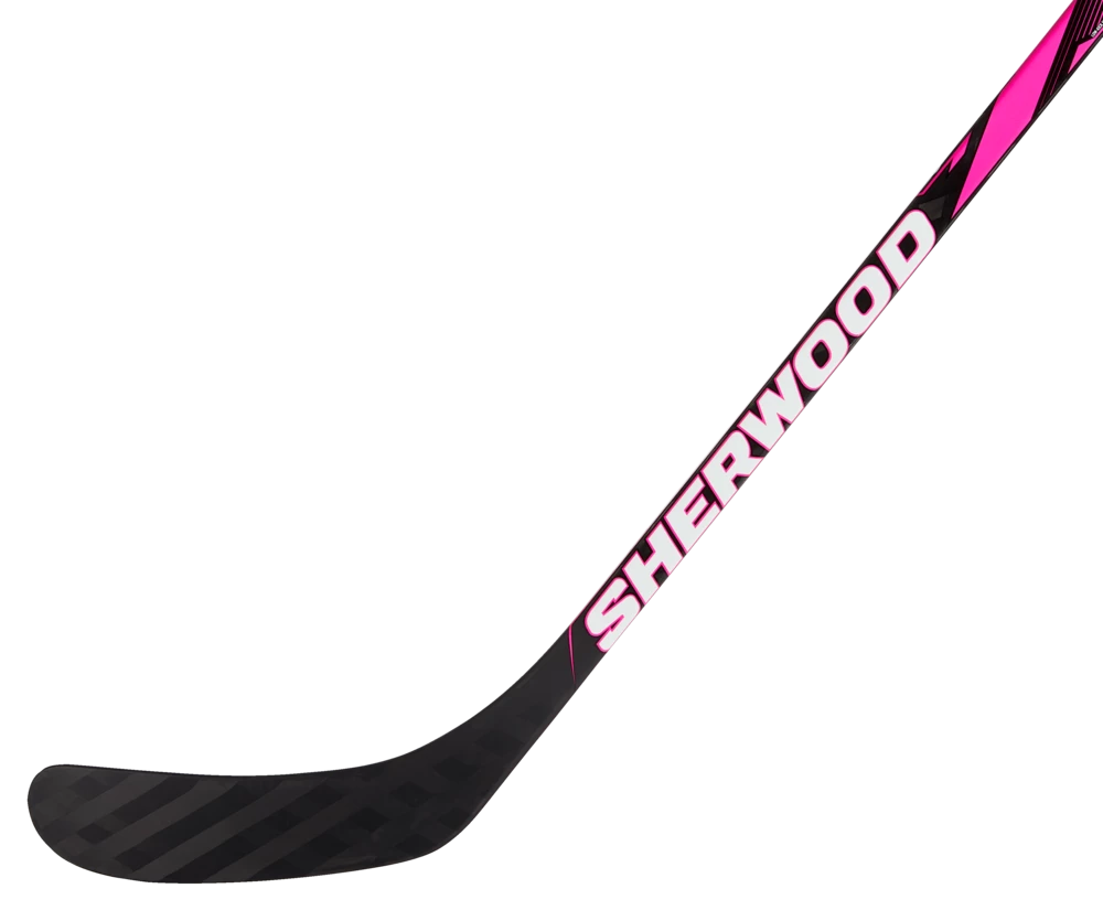 Sherwood PlayRite Composite Hockey Stick, Youth, 15 Flex, PP28, Pink