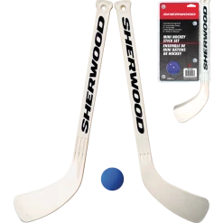 Sherwood Curved Mini Knee Hockey Stick Set